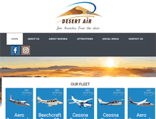 Tablet Screenshot of desertair.com.na